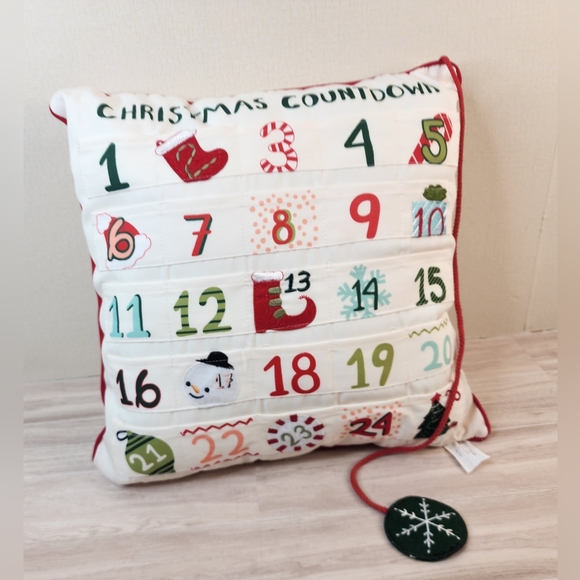 Source Unknown Other - Christmas Countdown Throw Pillow